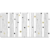 Podkładki na biurko - Mata ochronna z nadrukiem Cienkie linie 120x60 cm, Dywanomat - miniaturka - grafika 1