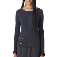 Koszulki i topy damskie - Koszulka Champion Robbed Long Sleeve T-shirt E10017-ES503 - czarna - miniaturka - grafika 1