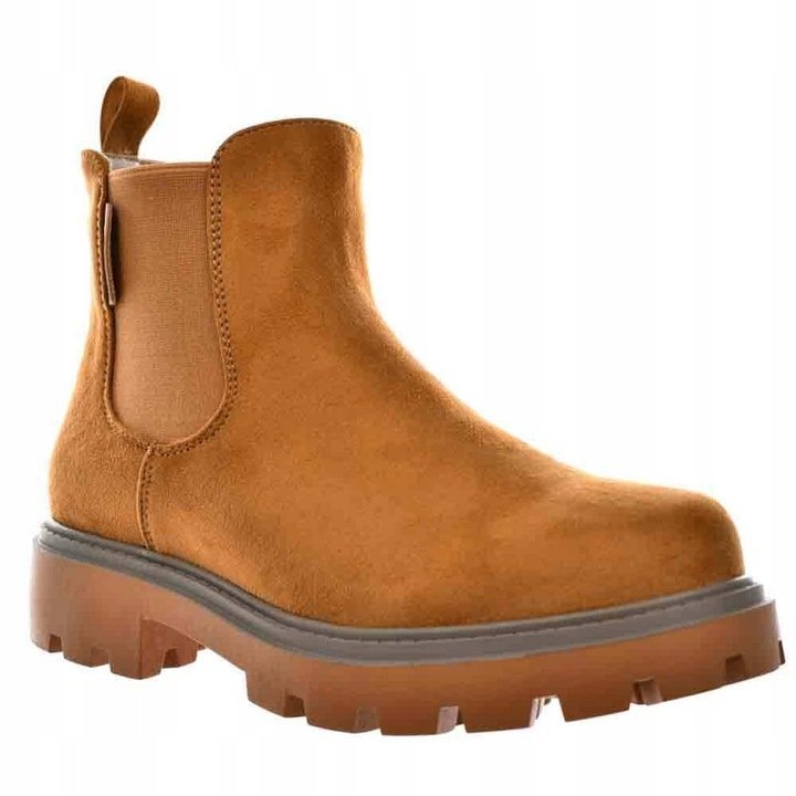 Damskie botki OCIEPLANE BRĄZ BIG STAR SHOES MM274374 R36