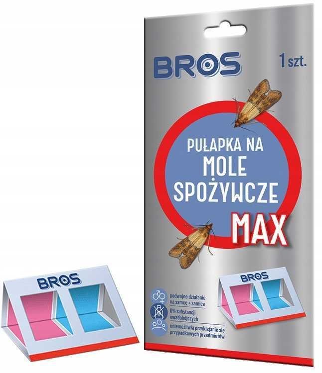Bros - pułapka na mole spożywcze MAX - na samce i samice - 1 szt.