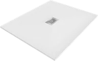 Brodziki prysznicowe - Mexen Hugo brodzik prostokątny SMC 120 x 100 cm, biały, maskownica inox - 42101012-X - miniaturka - grafika 1