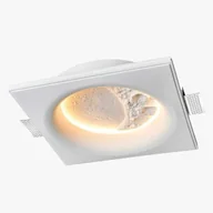 Lampy sufitowe - Plafoniera wpuszczana Moon ABR-PWO-MOON-60CM LED 17W 4000K okrągła biała - miniaturka - grafika 1