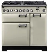 Kuchenki gazowo-elektryczne - Falcon Leckford Deluxe 90 Kość słoniowa chrom - miniaturka - grafika 1