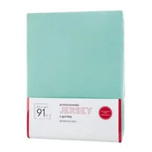 Prześcieradła - Eurofirany B.B. CHOCZYŃSCY SPÓŁKA JAWNA Prześcieradło z Gumką Jersey D91 140x200 w.30 Mięta 5903571130556 - miniaturka - grafika 1