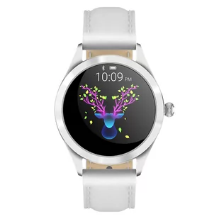 Gino Rossi SW017-8 Biało-srebrny - Smartwatch - miniaturka - grafika 1