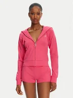 Bluzy damskie - Juicy Couture Bluza Ola JCWAS125310 Różowy Slim Fit - miniaturka - grafika 1