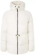Kurtki damskie - Pepe Jeans Kurtka damska Misty Puffer, beżowy (kość słoniowa), S - miniaturka - grafika 1