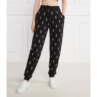 HUGO Spodnie dresowe Jogger | Regular Fit - Dresy damskie - miniaturka - grafika 1