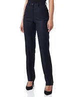 Spodnie damskie - Raphaela by Brax Damskie spodnie Pauline MODERN Wool Flannel, Magic Waist, granatowe, 40 - miniaturka - grafika 1