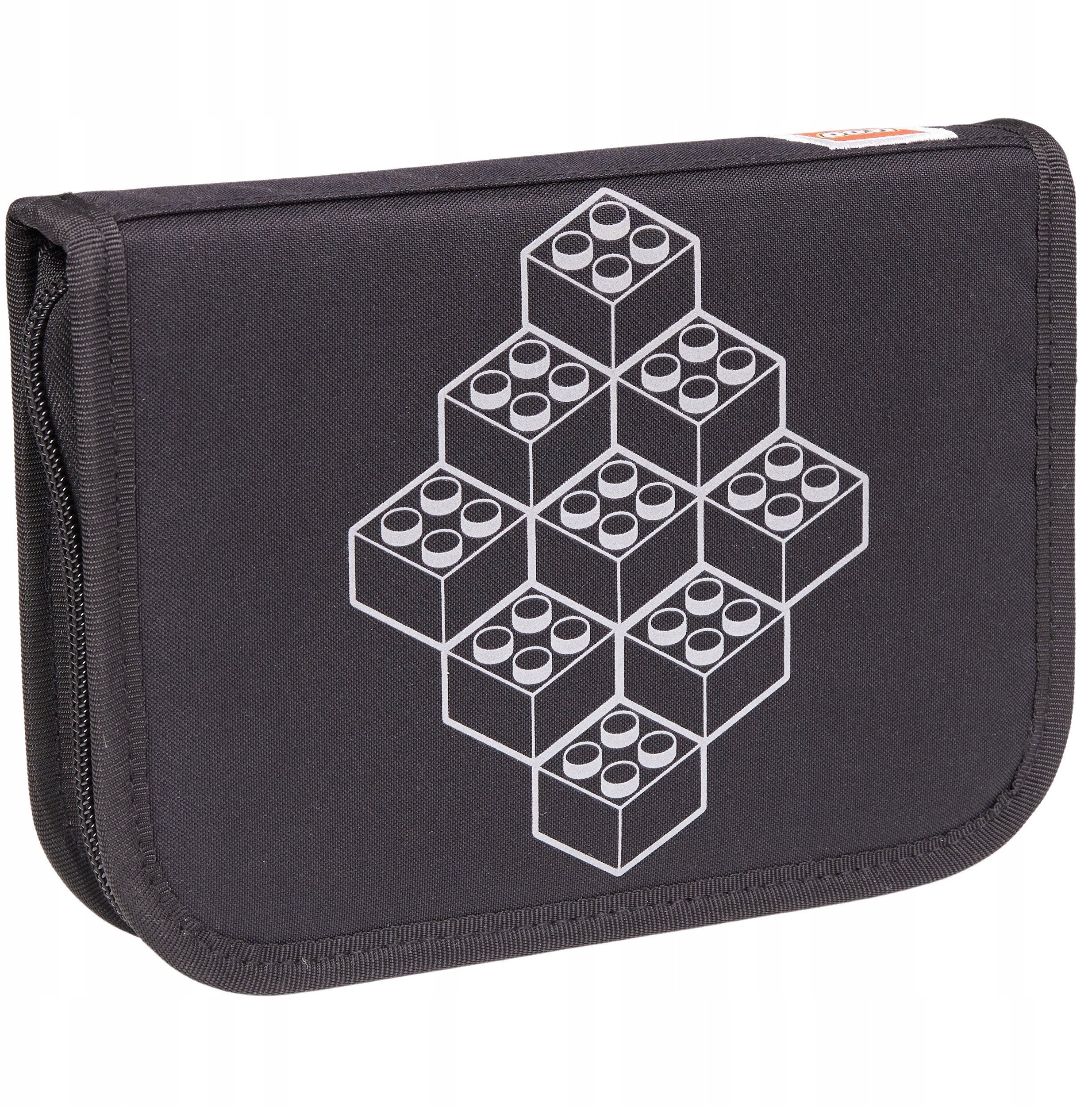 LEGO Bricks Pencil Case With Content 20085-2511 Czarne One size