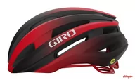 Kaski rowerowe - Kask Szosowy Giro Synthe Ii Integrated Mips Matte Black Bright Red - miniaturka - grafika 1