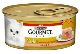 Gourmet Gourmet Gold z nadzieniem, 12 x 85 g - Łosoś - Mokra karma dla kotów - miniaturka - grafika 2