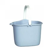 Miotły, szufle, mopy - Curver DOSTAWCA WIADRO DO MOPA SZARE 15L 203674 CUR000138 - miniaturka - grafika 1