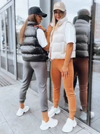 Spodnie damskie - Spodnie damskie dresowe joggery MORELO morelowe Dstreet UY1584-M/L - miniaturka - grafika 1
