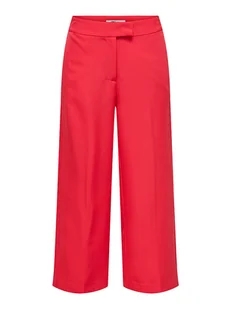 ONLY Spodnie w kolorze czerwonym - Spodnie damskie - miniaturka - grafika 1