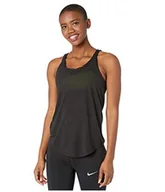 Koszulki i topy damskie - Nike W Nk Yoga Twist damska koszulka do jogi czarny Black/Dark Smoke Grey S - miniaturka - grafika 1