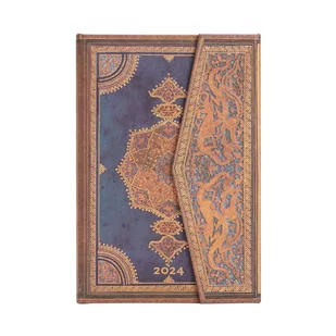 Kalendarz tygodniowy mini 2024 Safavid Indigo - Kalendarze - miniaturka - grafika 1