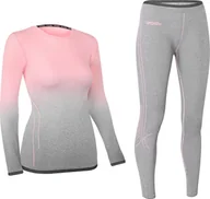 Bielizna sportowa damska - Spokey Komplet termoaktywny damski Flora r. M/L - miniaturka - grafika 1