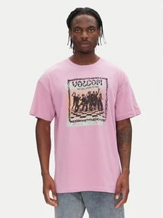 Volcom T-Shirt Filip Rygalski A4312506 Różowy Loose Fit - Koszulki męskie - miniaturka - grafika 1