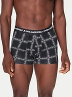 Majtki męskie - KARL LAGERFELD Komplet 3 par bokserek A4M47002 Czarny - miniaturka - grafika 1