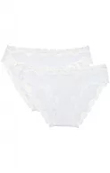 Majtki damskie - Pelina figi 35229-K002 - 2 PACK, Kolor biały, Rozmiar S, Henderson - Intymna - miniaturka - grafika 1