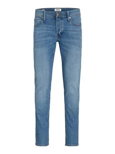 Jack & Jones Dżinsy "Clark" w kolorze błękitnym - Spodnie męskie - miniaturka - grafika 1