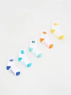 Skarpetki dla dzieci - Reserved - Skarpetki z bawełną 5 pack - biały - miniaturka - grafika 1