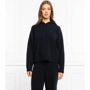 Tommy Hilfiger Sweter | Relaxed fit - Swetry damskie - miniaturka - grafika 1