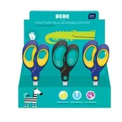 Nożyczki dla dzieci - Interdruk Nożyczki szkolne dla leworęcznych BB Kids 13cm - miniaturka - grafika 1