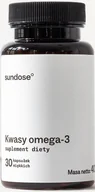 Serce i układ krążenia - Sundose Kwasy Omega-3 Słoik, kapsułki miekkie 30 szt. - miniaturka - grafika 1