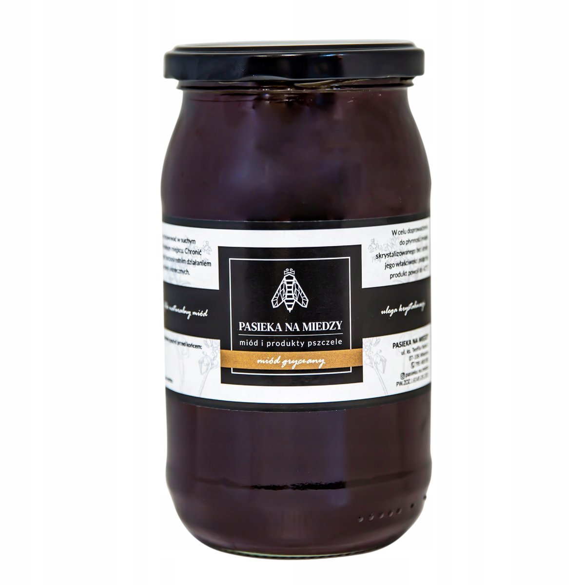 Miód gryczany 1100g Naturalny miód Polski produkt