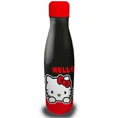 Latarki - Coriex Butelka na wodę Hello Kitty 500ml czarny/black 10684 - miniaturka - grafika 1