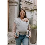 Chusty do noszenia dzieci - Boba Chusta do noszenia dziecka Wrap - jasny szary - miniaturka - grafika 1