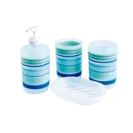 Akcesoria łazienkowe - Zestaw kosmetyczny 4 elementowy Porto multi - miniaturka - grafika 1