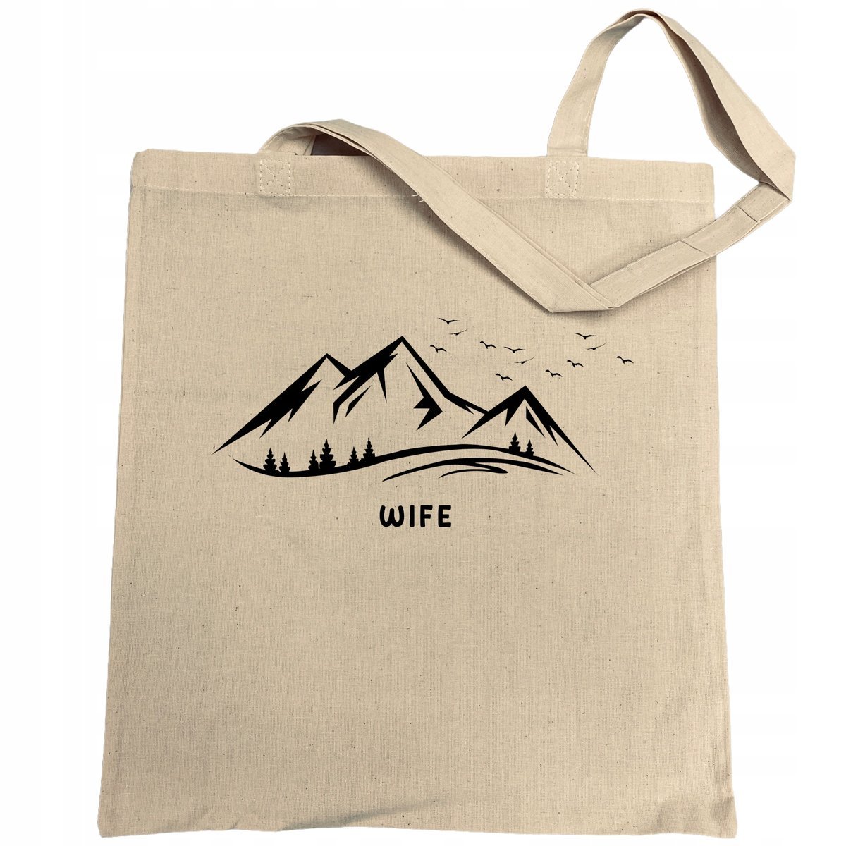 Torba na zakupy nadruk ŻONA Góry