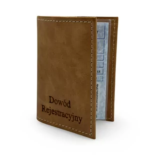 Etui na Dowód Rejestracyjny - Skóra Naturalna - Etui na dokumenty i karty - miniaturka - grafika 1