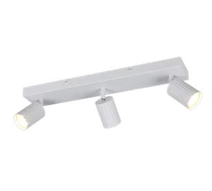 SOKA 867700331 listwa ze spotami białe ryflowane tuby 3xGU10 - Lampy ścienne - miniaturka - grafika 1