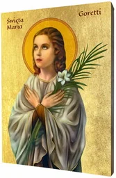 Ikona Świętej Marii Goretti - Ikony i obrazy sakralne - miniaturka - grafika 1