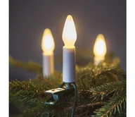 Lampy ogrodowe - Rozszerzający LED zewnętrzny łańcuch FELICIA FILAMENT 20xE10 14m biały/ciepła biel IP44 - miniaturka - grafika 1