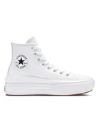 Trampki damskie - Converse Sneakersy "Chuck Taylor Move Platform" w kolorze białym - miniaturka - grafika 1