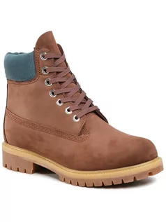 Trampki męskie - Timberland Trapery 6" Premium Boot TB0A2NAC931 Brązowy - grafika 1