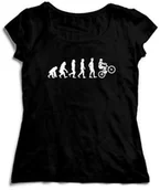 Gadżety dla niej i dla niego - Koszulka Dla Rowerzystów Rower Ewolucja - miniaturka - grafika 1