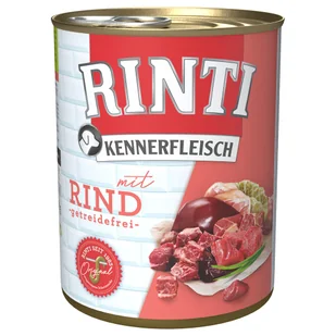 Megapakiet RINTI, 24 x 800 g - Mieszany pakiet I, 2 smaki - Mokra karma dla psów - miniaturka - grafika 1