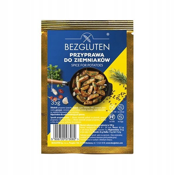 Bezglutenowa przyprawa do ziemniaków 35g Bezgluten