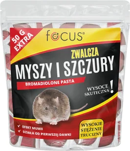 Trutka na myszy i szczury pasta bromadiolone Focus 1 kg - Zwalczanie i odstraszanie szkodników - miniaturka - grafika 1
