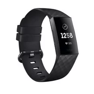 Akcesoria do smartwatchy - Opaska Pasek Bransoleta Smoothband Fitbit Charge 3 / 4 Czarna - miniaturka - grafika 1