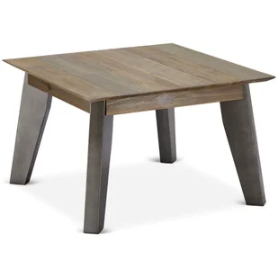 Ibbe Design Kwadratowy Stolik Kawowy Malaga Stolik do Salonu Stolik Pomocniczy do Sypialni, Brązowy, Drewno (Akacja), z Nogami z Litego Drewna, 70x7.. - Ławy i stoliki kawowe - miniaturka - grafika 1
