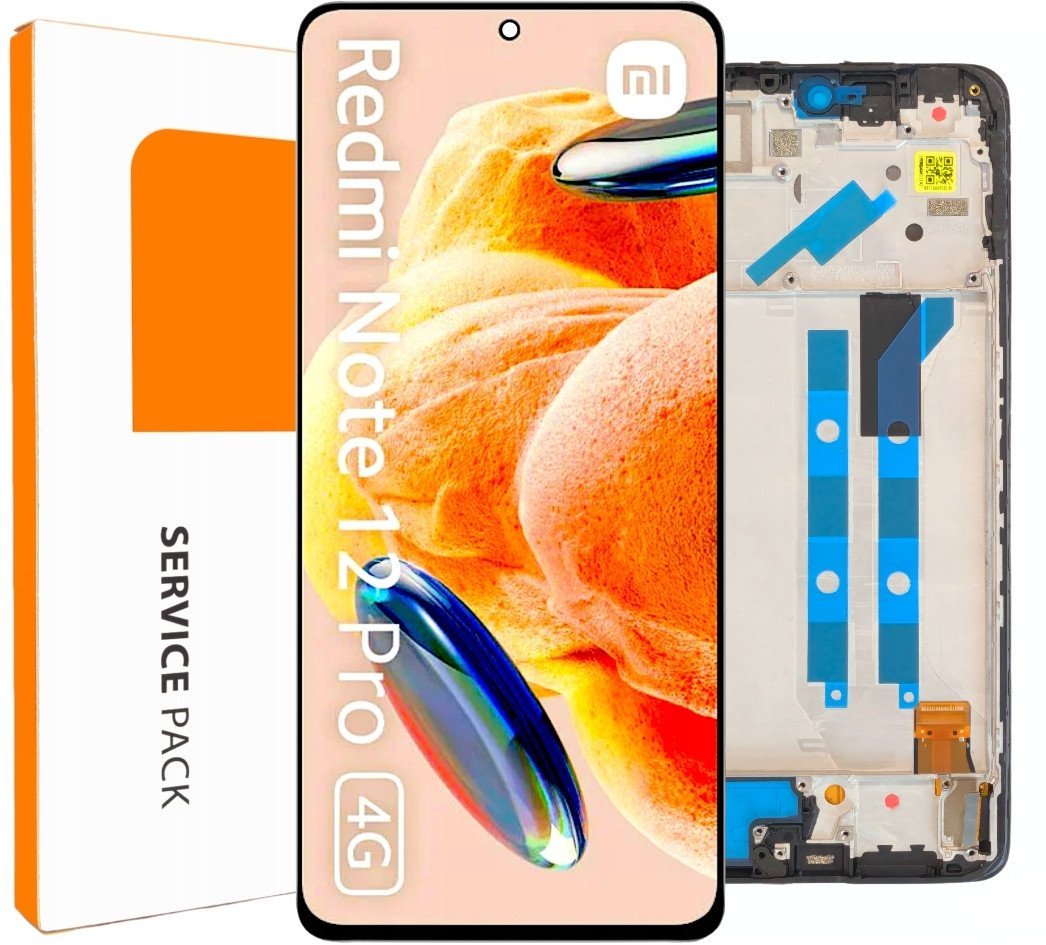 Wyświetlacz do Xiaomi Redmi Note 12 Pro 4G Ekran LCD Ramka Oryginał Zila 5904858380695