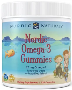 Omega Pharma NORDIC NATURALS NORDIC NATURALS Nordic 3 Gummies 3 EPA DHA dla Dzieci 2+) 120 sztuk - Witaminy i minerały - miniaturka - grafika 1