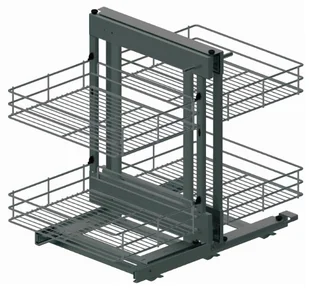 Kosz Rejs Corner Comfort Maxima Classic Szafki Narożne 1000 Lewy Antracyt - Meble modułowe i akcesoria - miniaturka - grafika 1